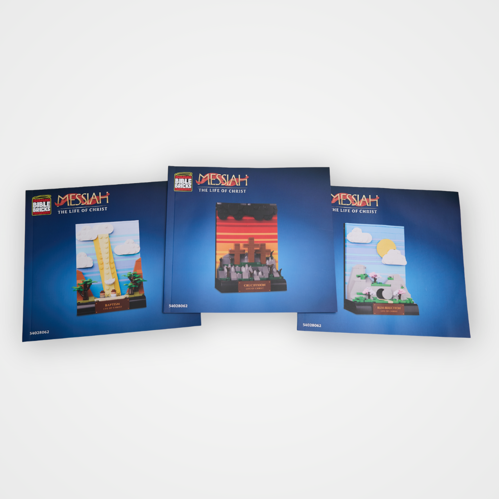 Life of Christ set — full 614-piece three-vignette display, designed to bring the story of Jesus into your home, classroom, or church